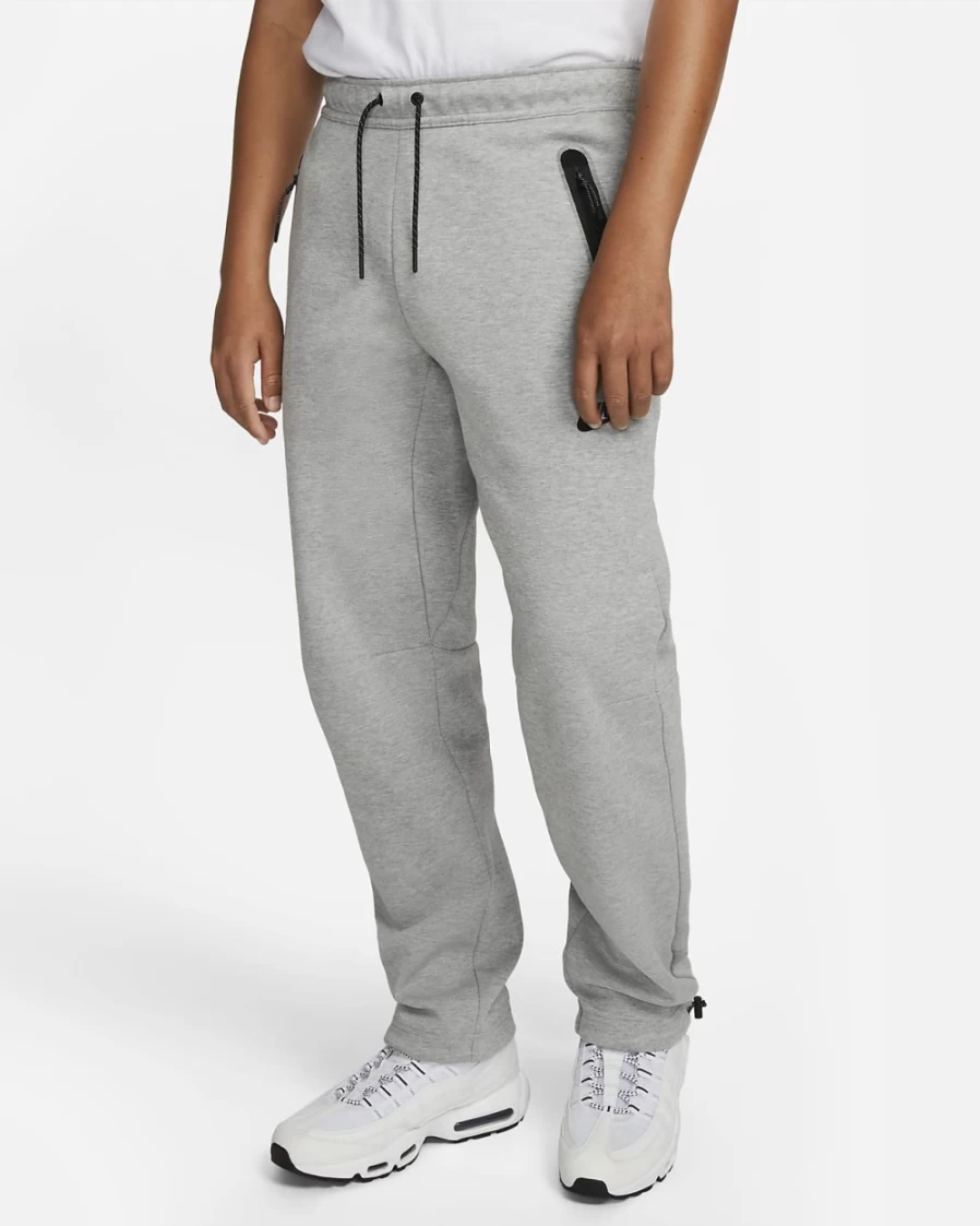 Nike Men's Tech Fleece Jogger Pants - Dark Grey Heather/Black, Comfortable Sportswear for Training & Casual Wear