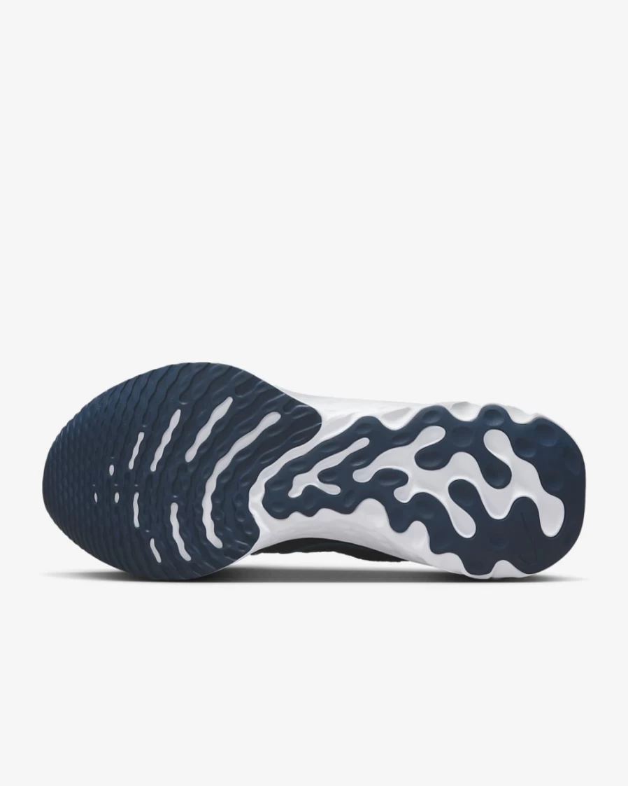 Nike React Infinity 3 Men's Road Running Shoes - Obsidian, White, Light Crimson, Bright Spruce