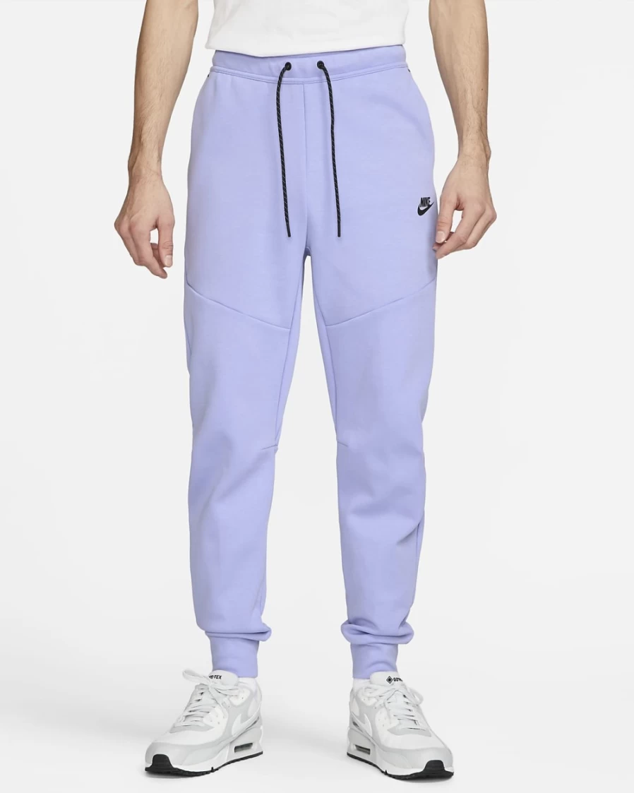Nike Men's Tech Fleece Joggers - Light Thistle/Black, Comfortable Sportswear Pants