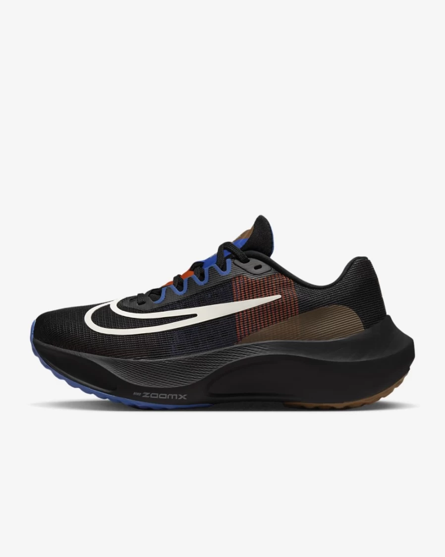 Nike Zoom Fly 5 A.I.R. Hola Lou Men's Road Running Shoes - Black/Ale Brown/Racer Blue/Phantom