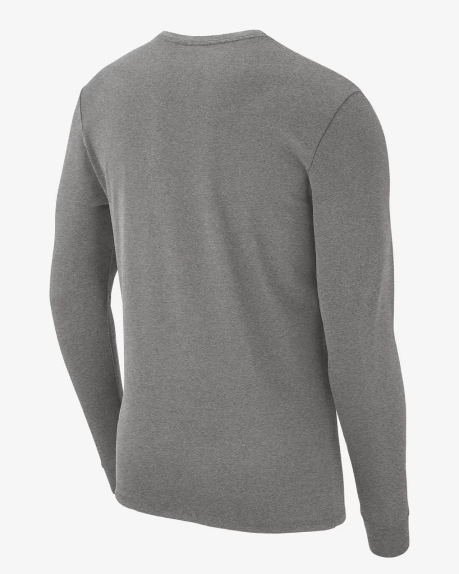 Nike Gonzaga Men's Dark Grey Heather Long Sleeve T-Shirt