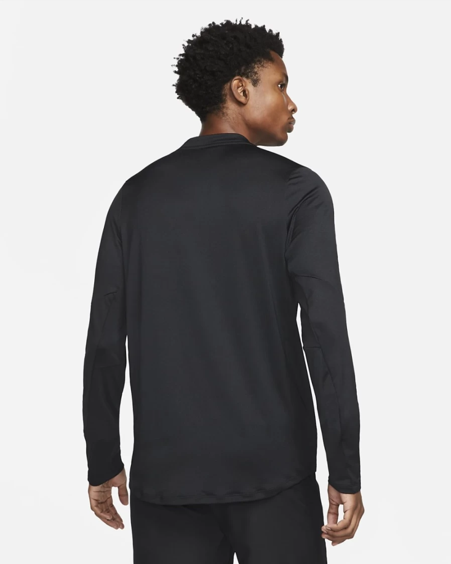 NikeCourt Dri-FIT Advantage Men's Black/White Half-Zip Tennis Top