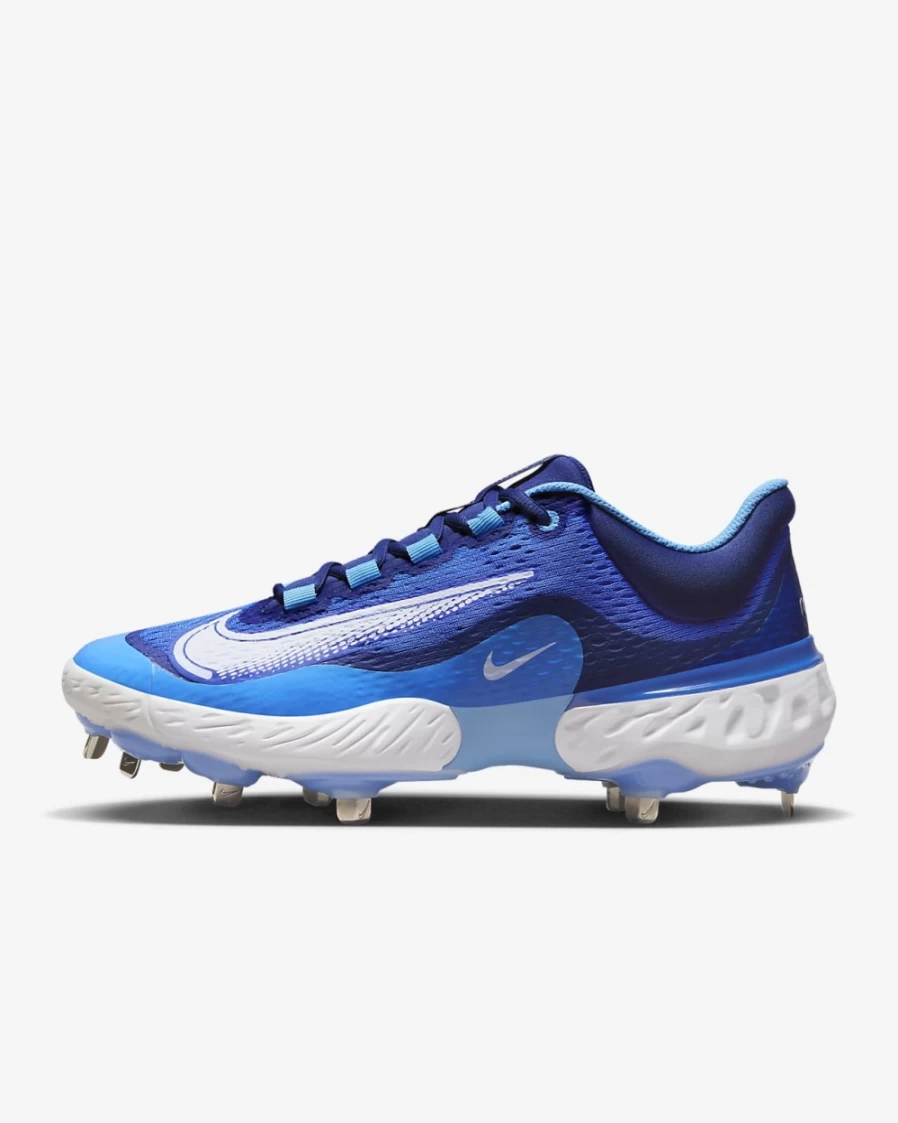 Nike Alpha Huarache Elite 4 Low Men's Baseball Cleats - Hyper Royal/Deep Royal Blue/University Blue/White