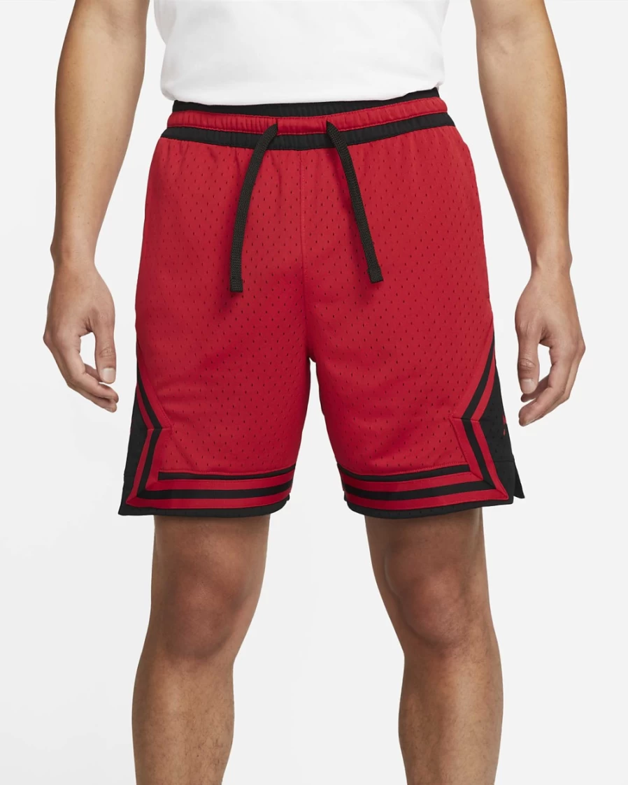 Nike Jordan Sport Dri-FIT Men's Gym Red & Black Basketball Shorts