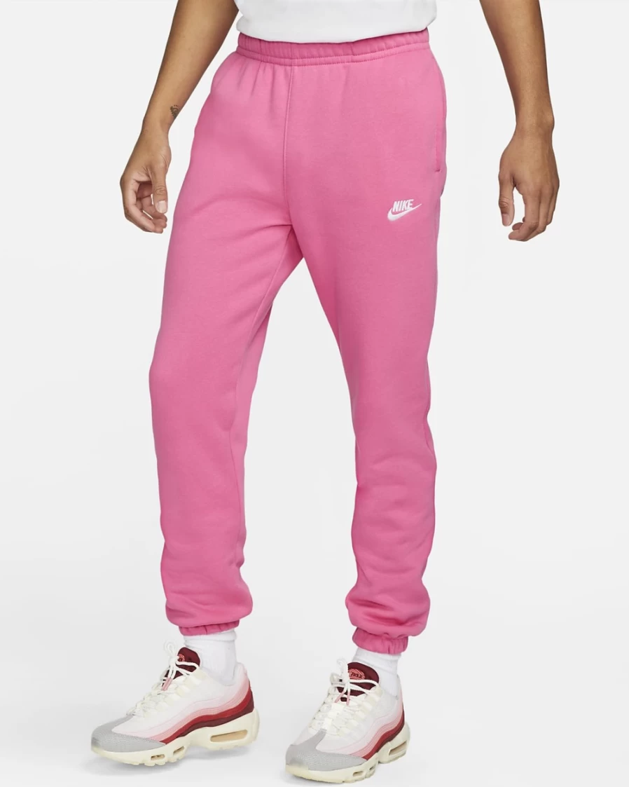 Nike Sportswear Club Fleece Men's Sweatpants - Pinksicle/White
