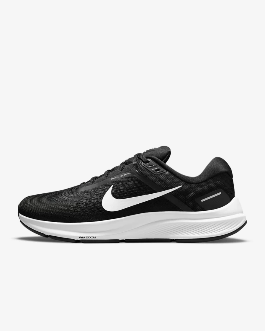 Nike Structure 24 Men's Road Running Shoes - Black/White for Men