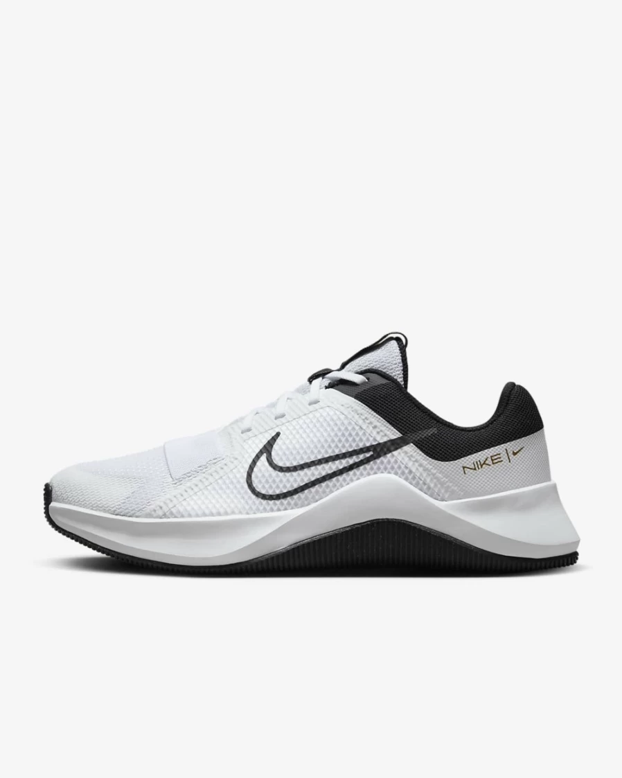 Nike MC Trainer 2 Men's Training Shoes - White/Gold Suede/Black for Men