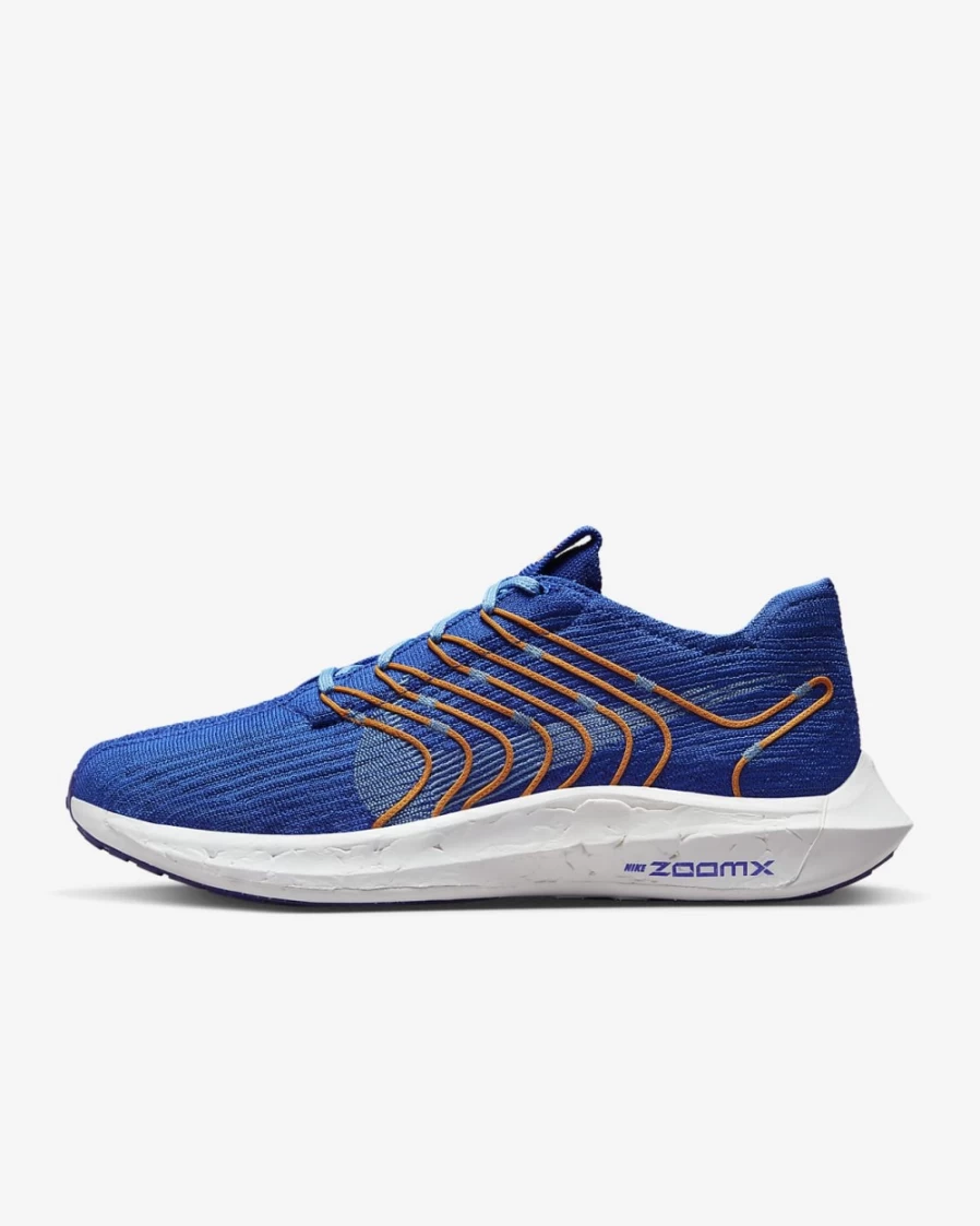Nike Pegasus Turbo Next Nature Men's Road Running Shoes - Game Royal/Vivid Orange/White/University Blue
