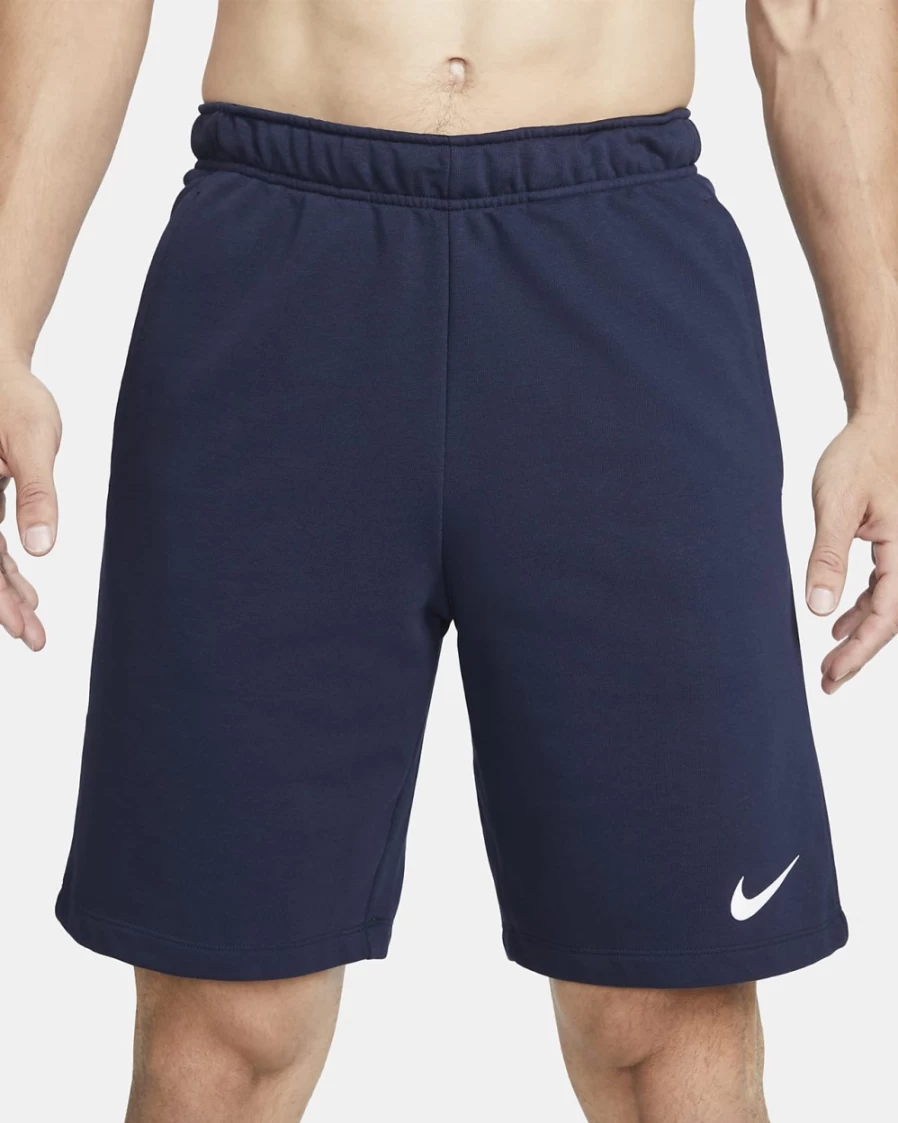 Nike Dri-FIT Men's Training Shorts - Obsidian/White - Breathable Quick-Dry Workout Shorts for Men
