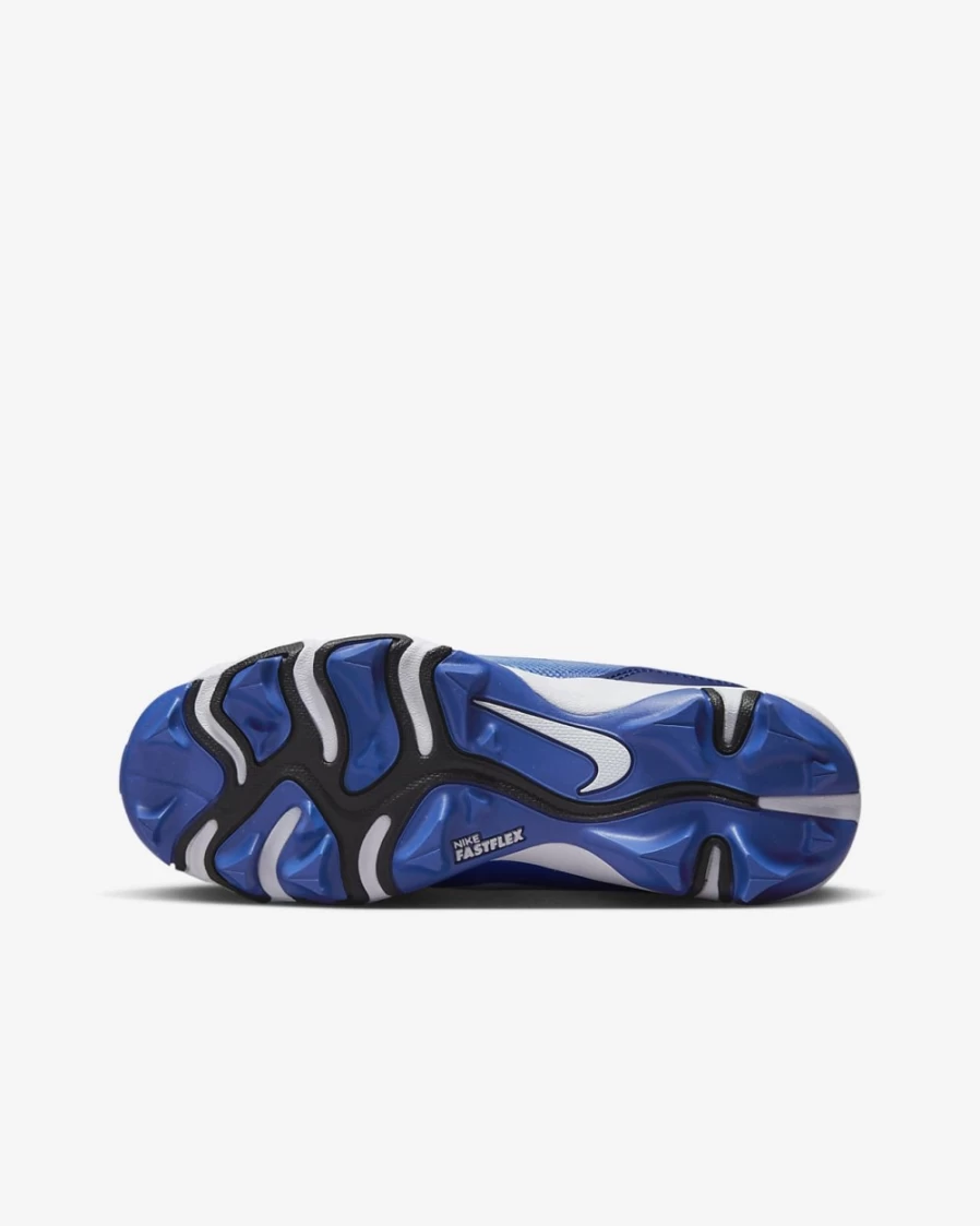 Nike Alpha Huarache 4 Keystone Little/Big Kids' Baseball Cleats for Boys & Girls - Hyper Royal/Deep Royal Blue/University Blue/White