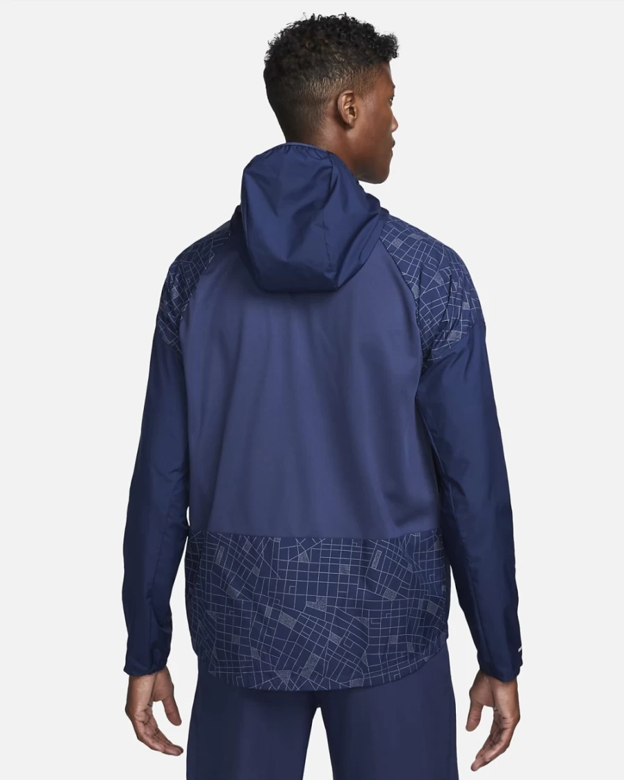 Nike Men's Run Division Miler Flash Running Jacket in Midnight Navy