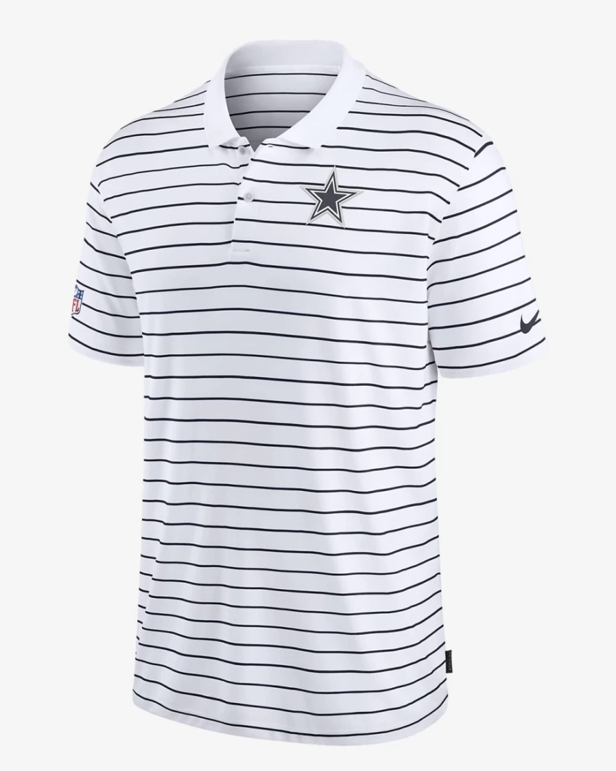 Nike Dri-FIT Men's Navy Polo Shirt - NFL Dallas Cowboys Edition