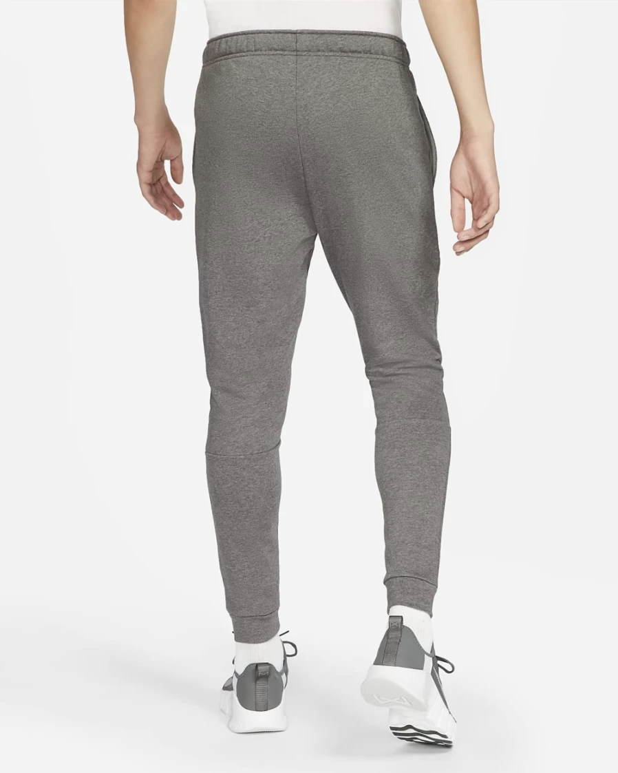 Nike Dri-FIT Men's Tapered Training Pants - Charcoal Heather/Black, Moisture-Wicking, Lightweight Workout Joggers for Gym & Running