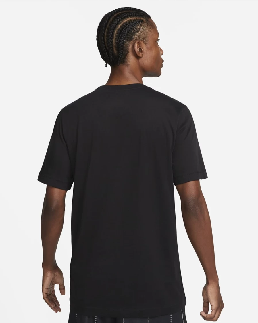 Nike Dri-FIT Black Men's Basketball T-Shirt - Moisture-Wicking Performance Top