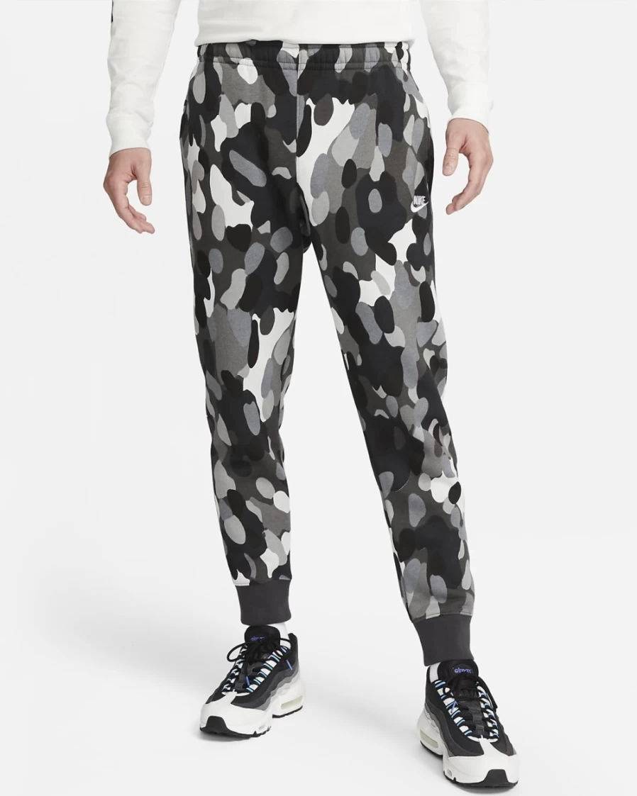 Nike Men's Anthracite Club Fleece Joggers - Sportswear Comfort Pants