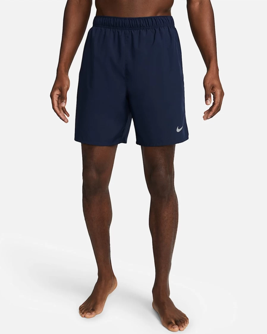 Nike Dri-FIT Challenger Men's 7" Running Shorts with Liner - Obsidian/Black
