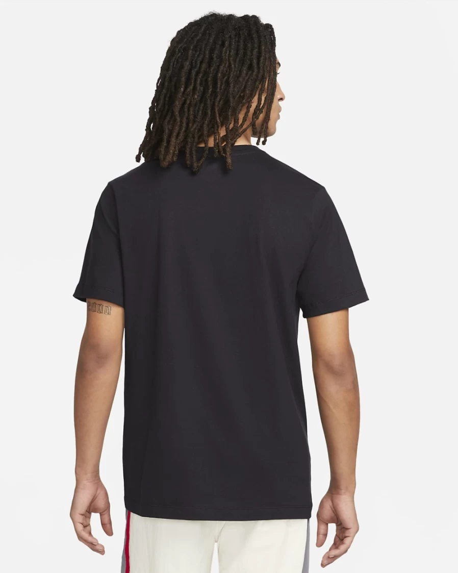 Nike Men's Futura Sportswear T-Shirt - Black/White Athletic Tee
