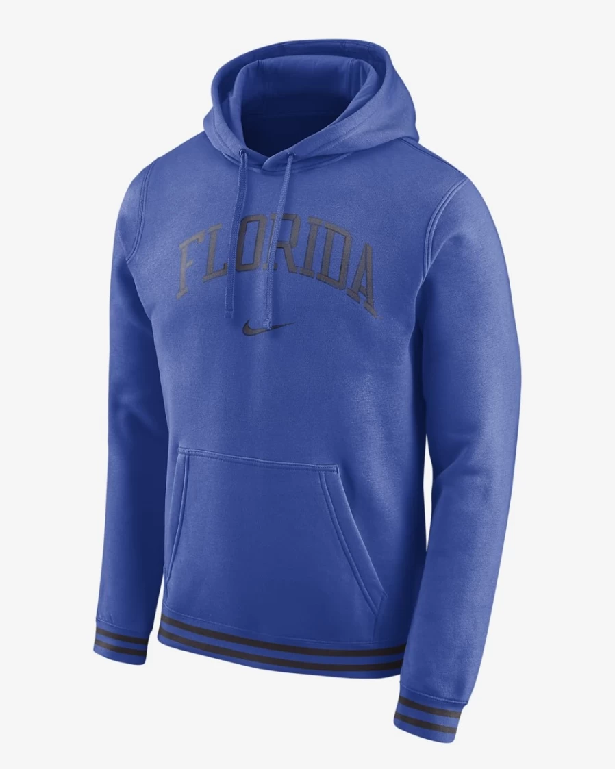 Nike Men's Game Royal/Off Noir Florida Gators Retro Fleece Hoodie