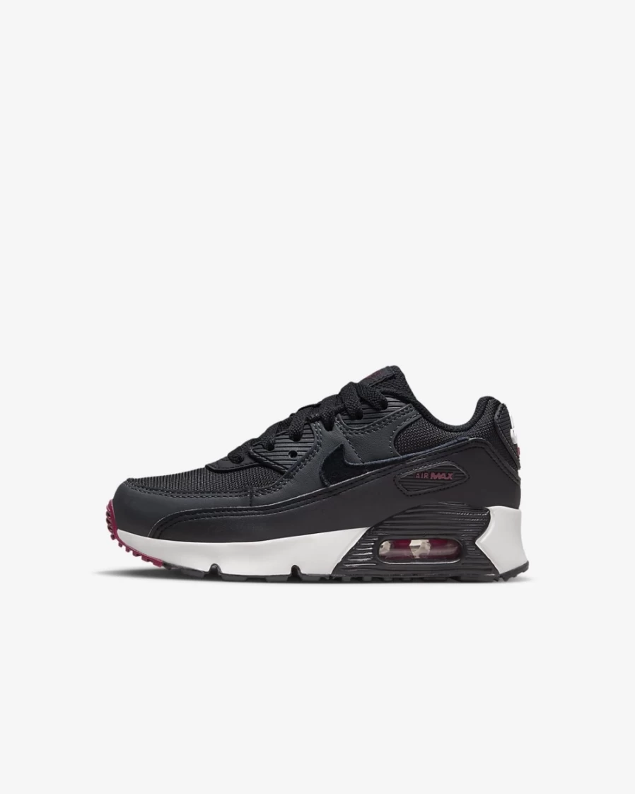 Nike Air Max 90 LTR Kids' Shoes - Anthracite/Team Red/Summit White/Black - Unisex Boys & Girls Sneakers