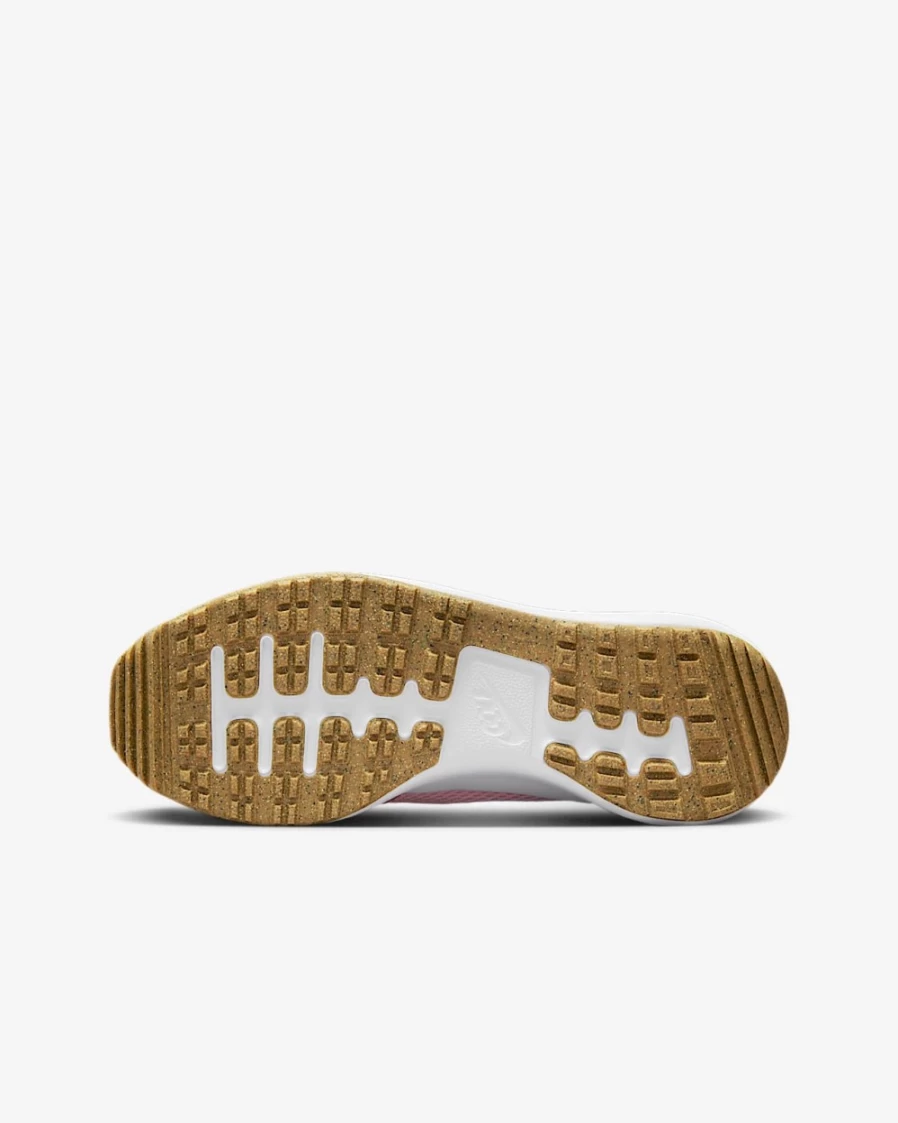 Nike Roshe 2 G Jr. Golf Shoes for Kids - Medium Soft Pink/White/Gum Light Brown/Black - Boys & Girls
