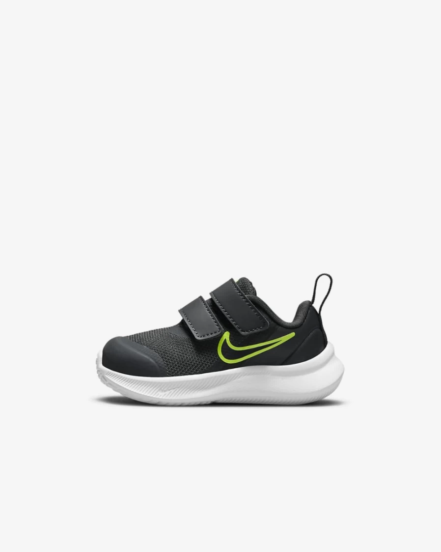 Nike Star Runner 3 Baby Toddler Shoes for Boys & Girls - Dark Smoke Grey/Black/Black