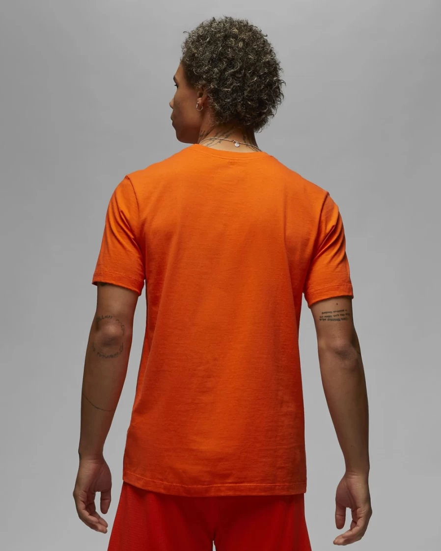 Nike Jordan Flight MVP Men's T-Shirt - Rush Orange Basketball Tee for Men