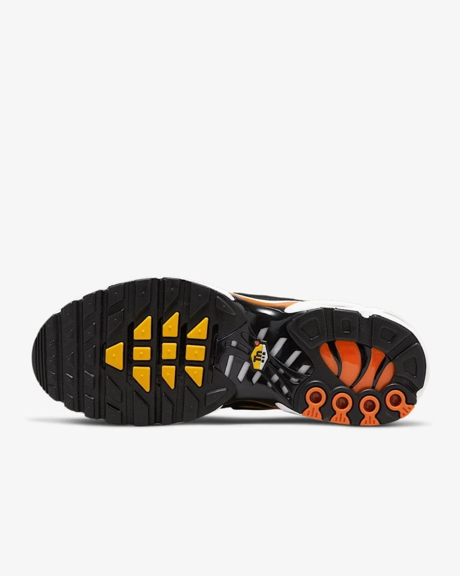 Nike Air Max Plus Men's Shoes in Safety Orange/Black/White/University Gold