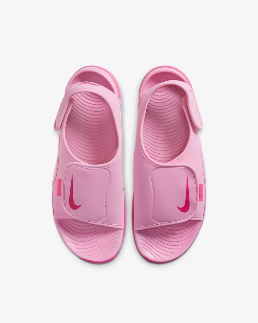 Nike Sunray Adjust 5 V2 Kids' Sandals for Boys & Girls in Psychic Pink/Laser Fuchsia