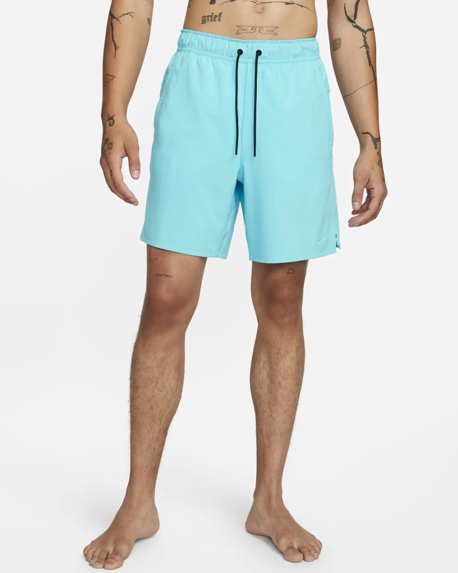 Nike Dri-FIT Unlimited Men's 7" Unlined Versatile Shorts in Baltic Blue/Black