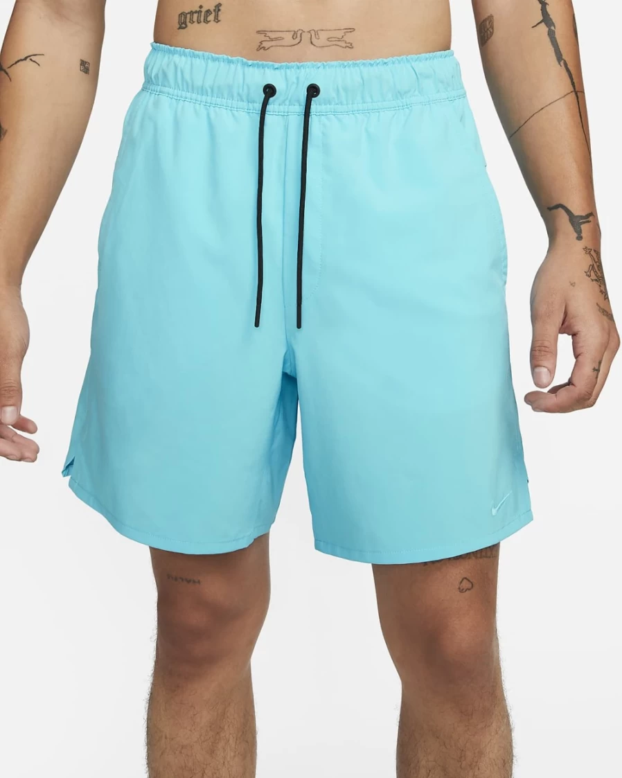 Nike Dri-FIT Unlimited Men's 7" Unlined Versatile Shorts in Baltic Blue/Black