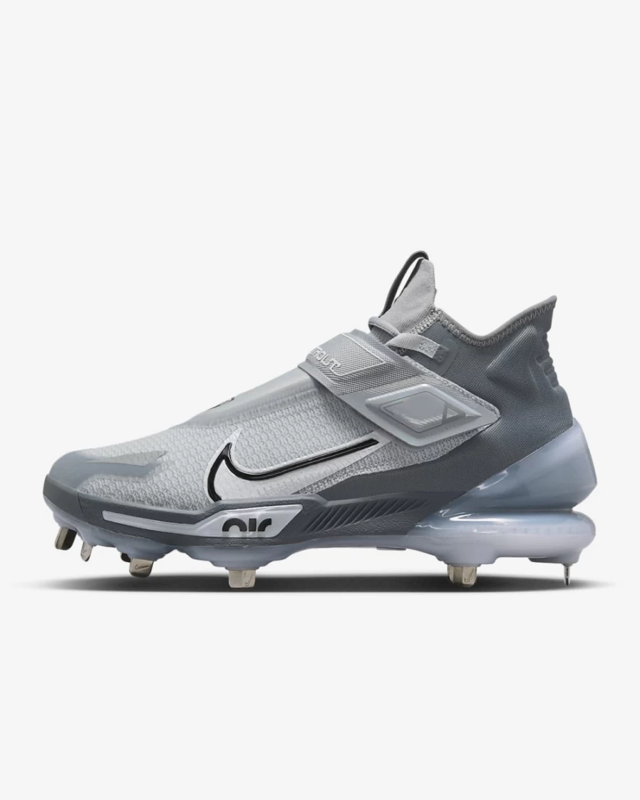 Nike Force Zoom Trout 8 Elite Men's Baseball Cleats - Cool Grey/Wolf Grey/Pure Platinum/White