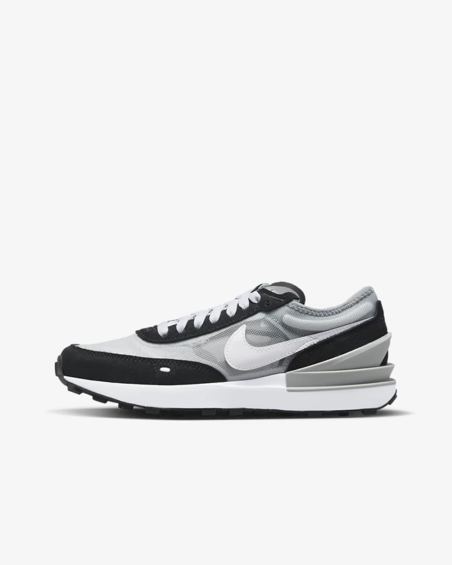 Nike Waffle One Big Kids' Sneakers in Grey Fog & Light Smoke Grey for Boys and Girls
