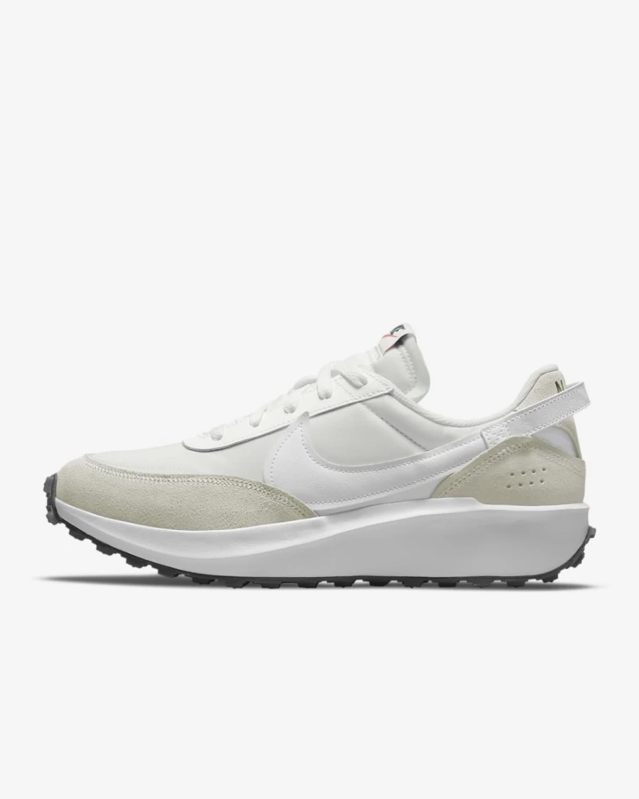 Nike Waffle Debut Men's Sneakers in White, Clear, Black & Orange - Classic Running Shoes for Men