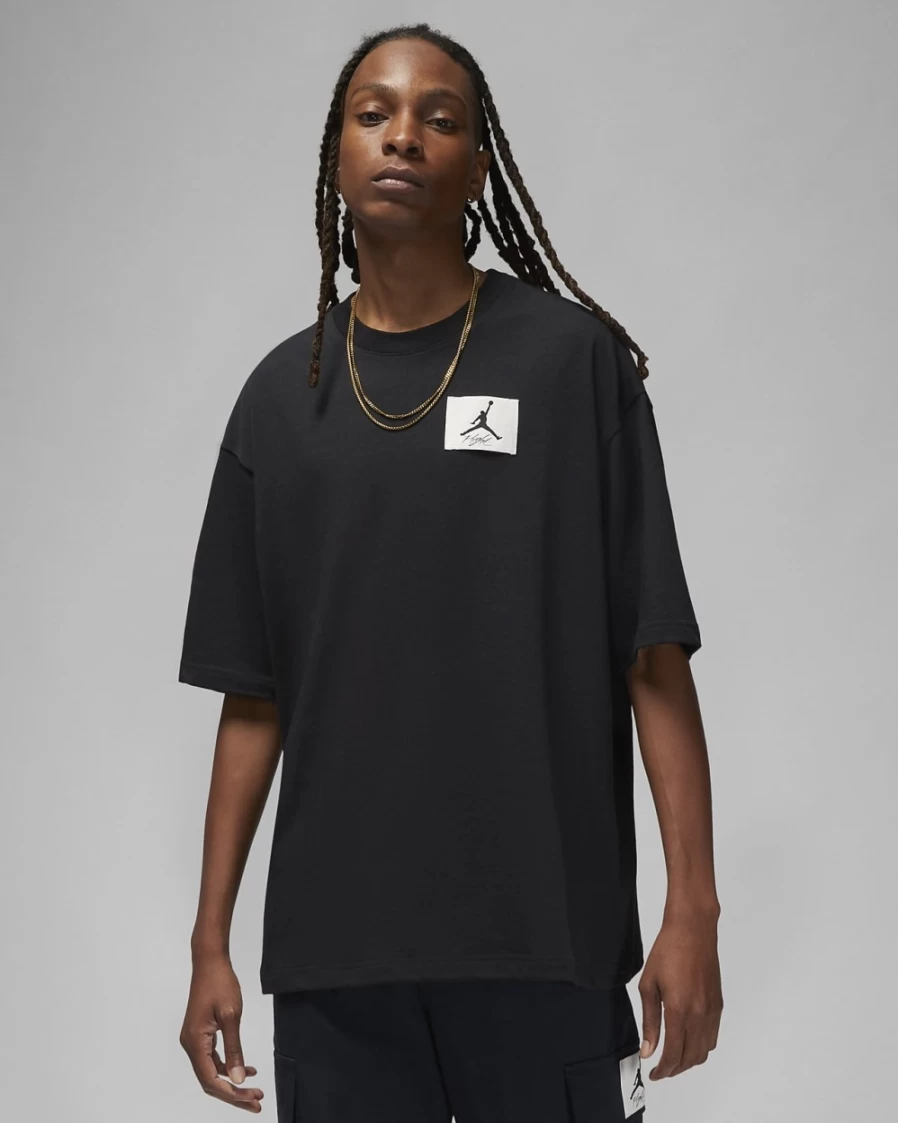 Nike Jordan Flight Essentials Men's Black Oversized T-Shirt