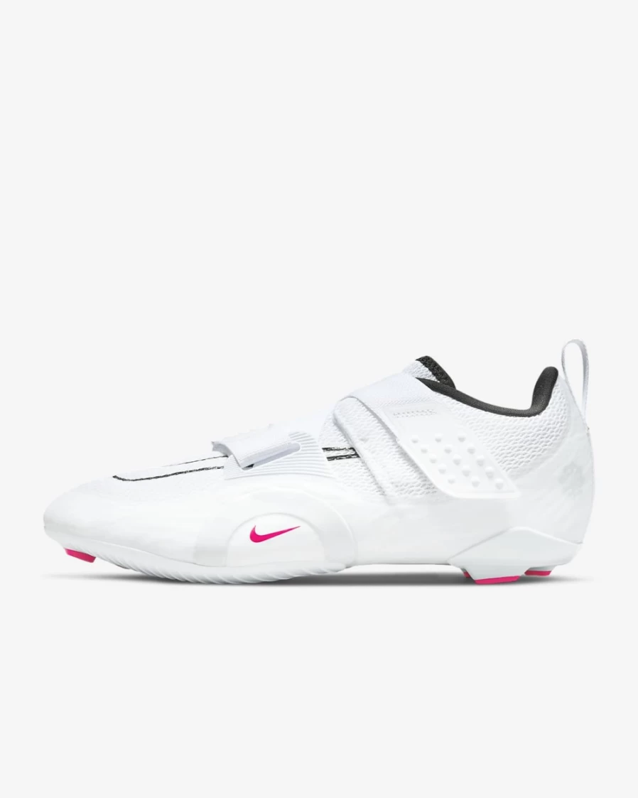 Nike SuperRep Cycle 2 Next Nature Indoor Cycling Shoes for Men - White/Siren Red/Black