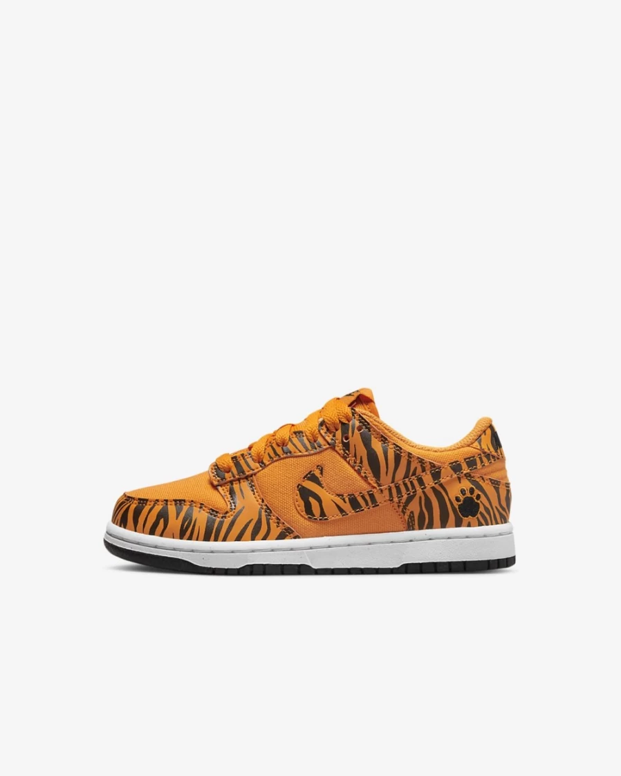 Nike Dunk Low Next Nature Kids' Shoes - Kumquat/White/Black - Unisex Boys & Girls