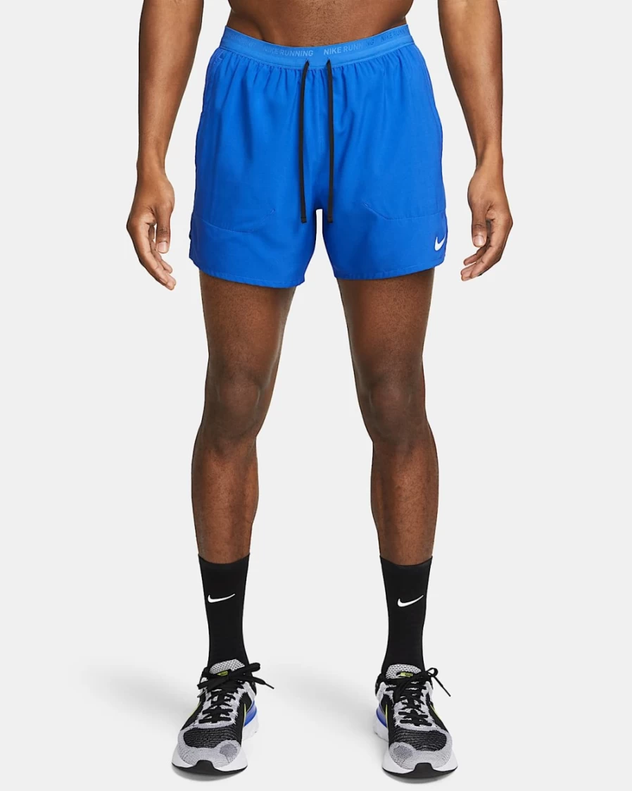 Nike Dri-FIT Stride Men's 5" Brief-Lined Running Shorts in Game Royal/Black