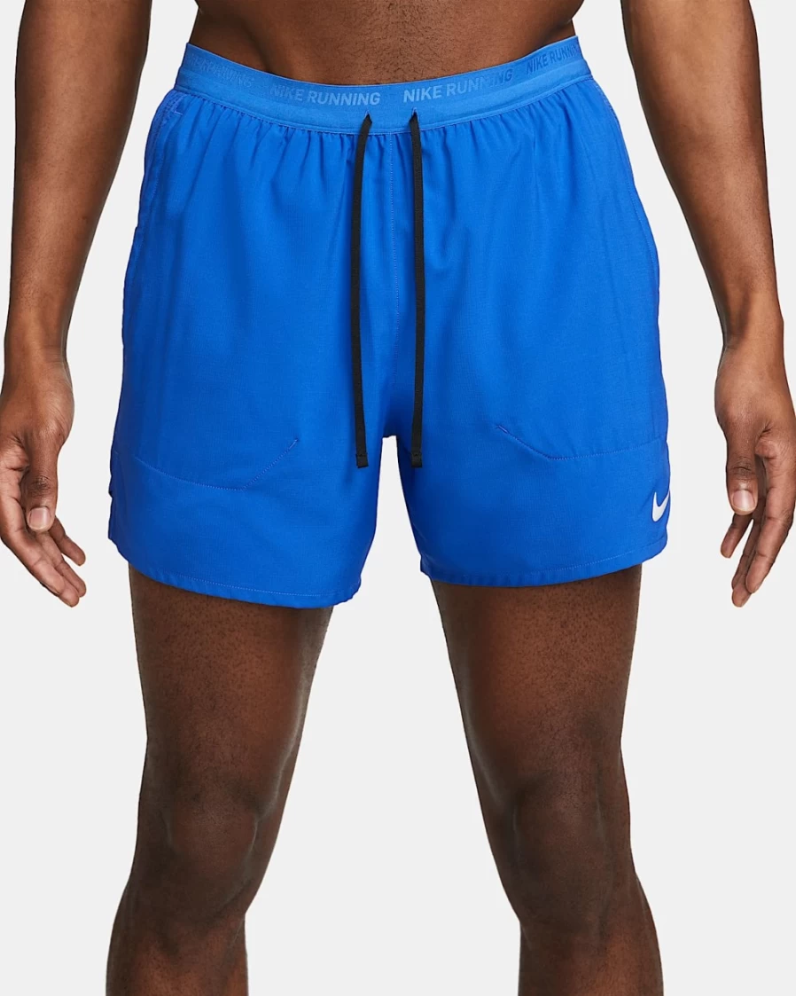 Nike Dri-FIT Stride Men's 5" Brief-Lined Running Shorts in Game Royal/Black