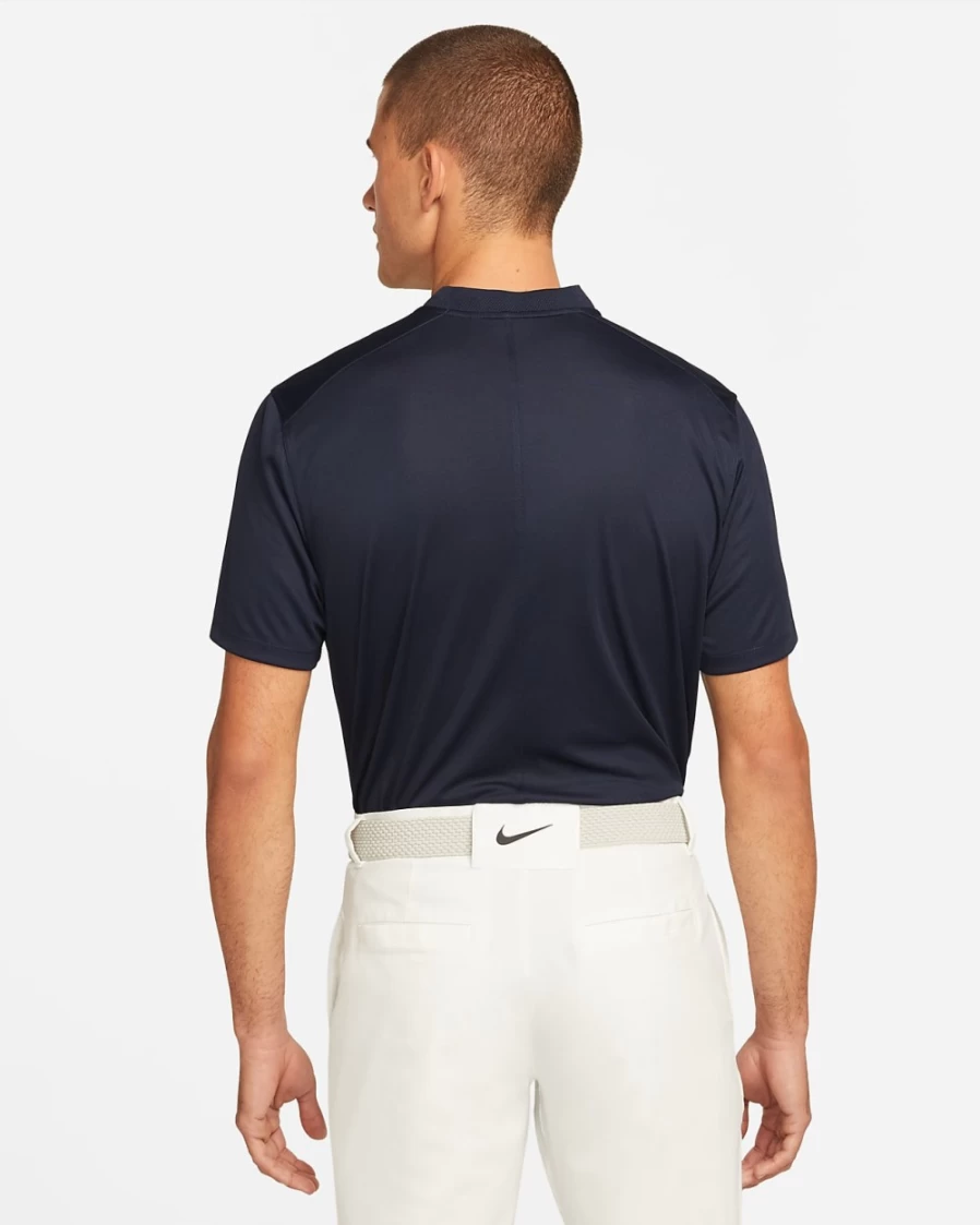 Nike Dri-FIT Victory Men's Golf Polo Shirt - Obsidian/White - Moisture-Wicking Performance Top