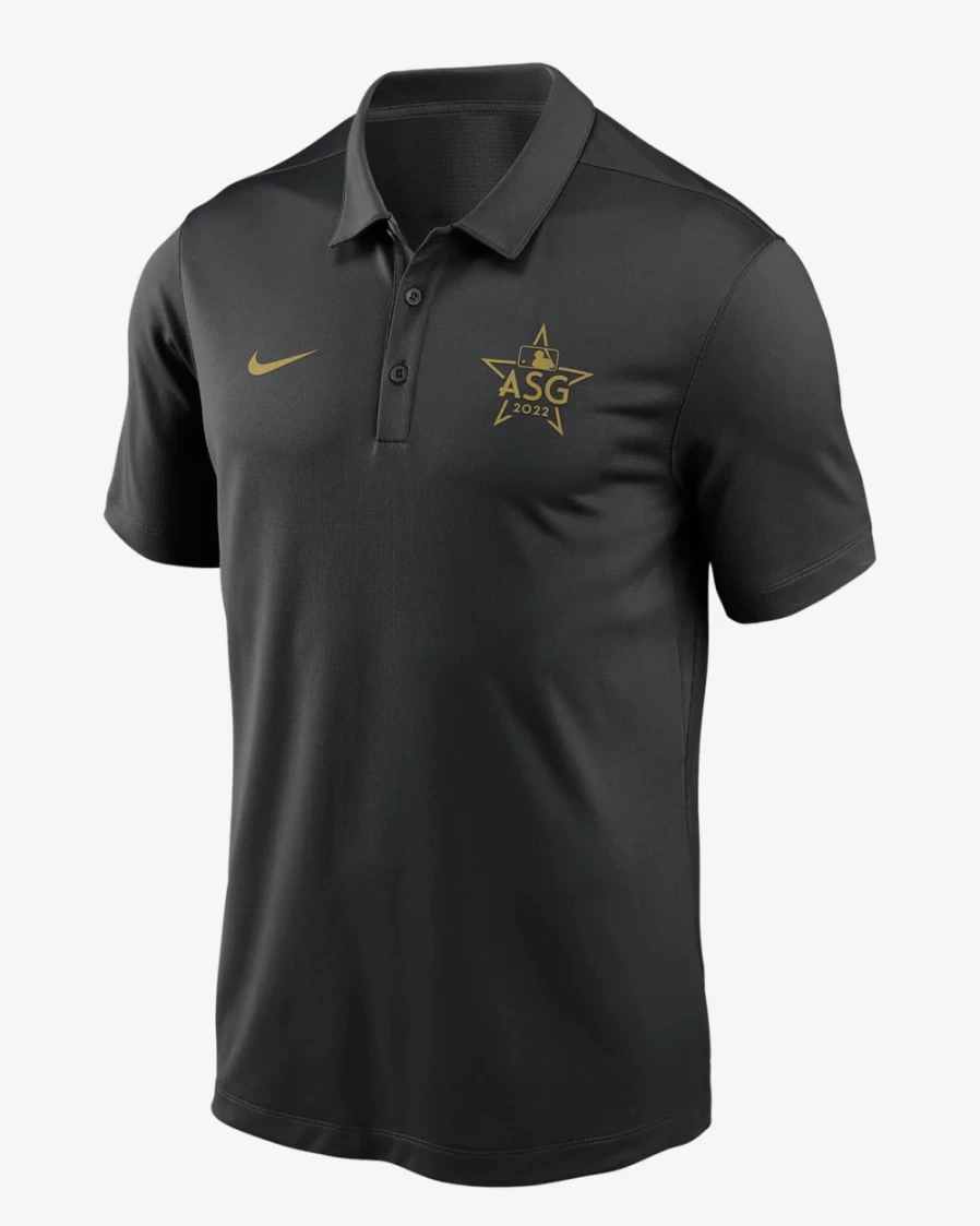 Nike Dri-FIT Black MLB All-Star Game Franchise Logo Men's Polo Shirt 2022