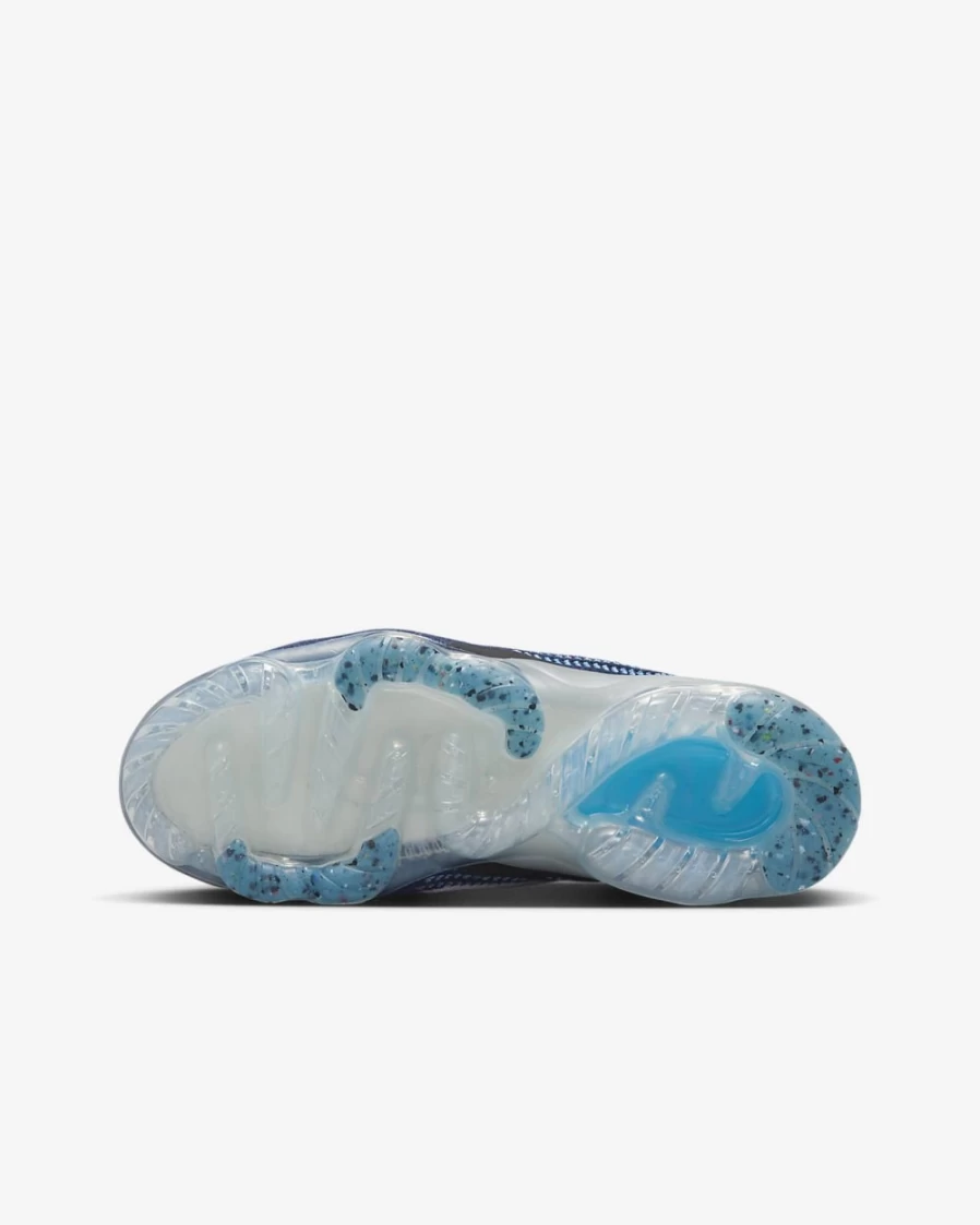 Nike Air VaporMax 2021 Flyknit Next Nature Big Kids' Shoes - Midnight Navy/Photo Blue/White/Black - Running Shoes for Boys & Girls