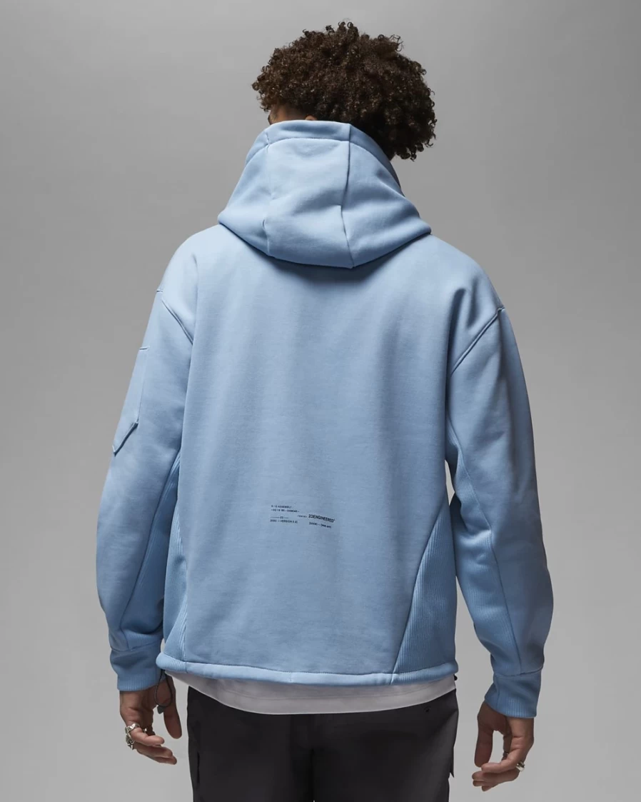 Nike Jordan 23 Engineered Men's Fleece Pullover Hoodie - Chambray Blue