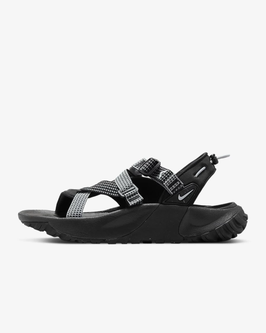 Nike Oneonta Men's Sandals - Black/Pure Platinum/Wolf Grey Athletic Slide Sandals for Men