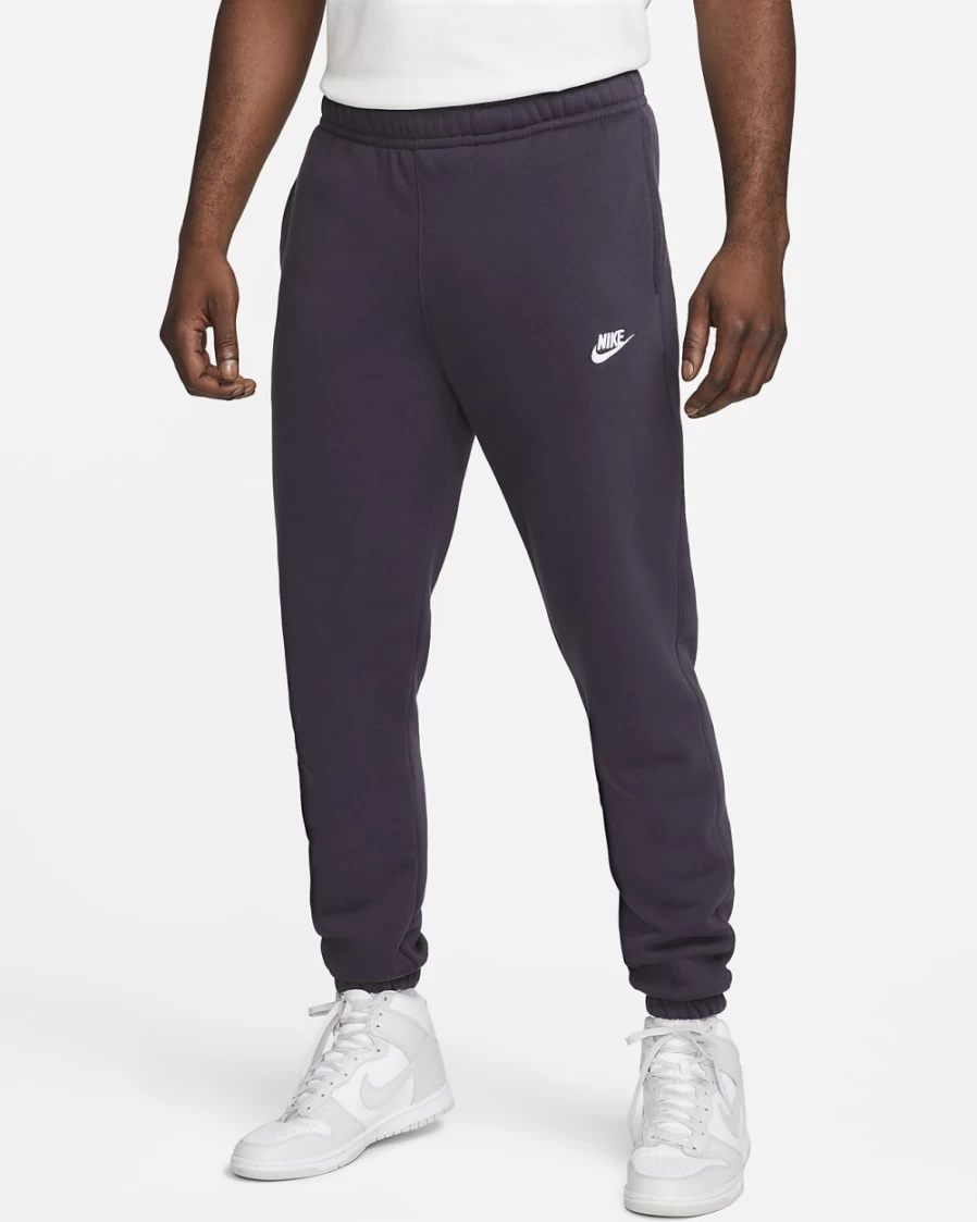 Nike Club Fleece Men's Jogger Pants - Cave Purple & White Comfort Fit Sportswear