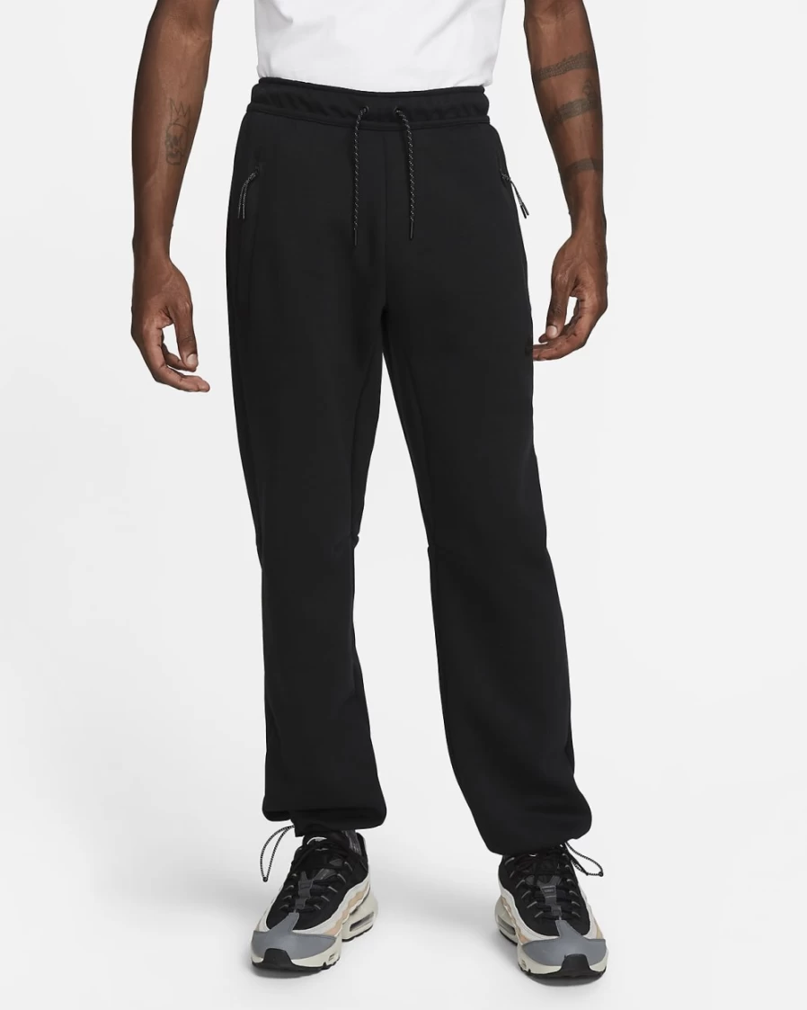 Nike Men's Tech Fleece Sweatpants - Black/Black | Sportswear Joggers