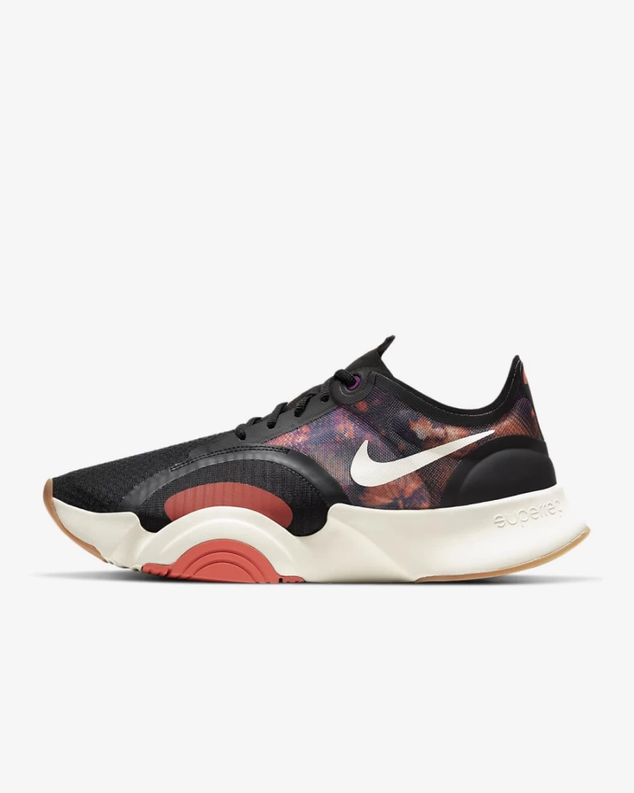 Nike SuperRep Go Men's Training Shoes - Black/Martian Sunrise/Gum Light Brown/Sea Glass Colorway