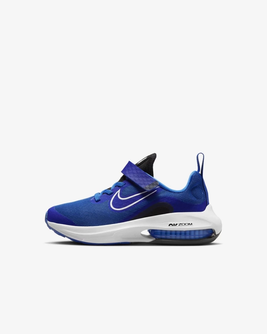 Nike Air Zoom Arcadia 2 Little Kids' Shoes - Game Royal/Black/White - Unisex Boys & Girls Running Sneakers