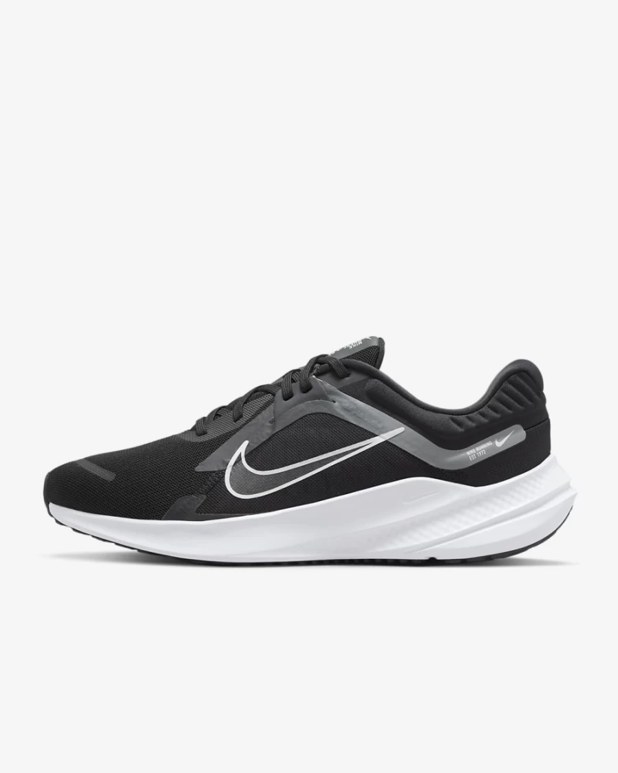 Nike Quest 5 Men's Road Running Shoes - Black/Smoke Grey/Dark Smoke Grey/White for Men