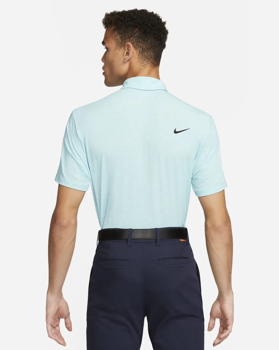 Nike Dri-FIT Tour Men's Golf Polo Shirt - Baltic Blue/Black, Moisture-Wicking, Comfort Fit