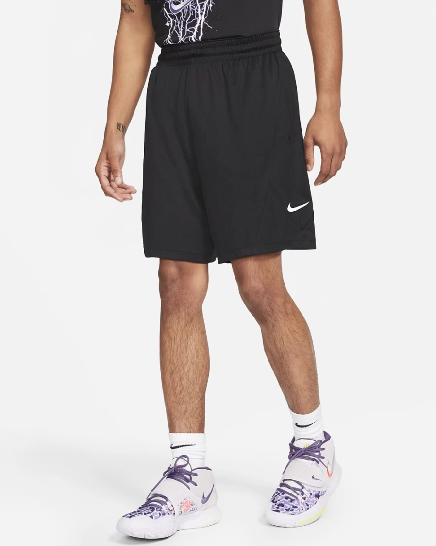 Nike Dri-FIT Rival Men's Basketball Shorts - Black & White Quick-Dry Performance Shorts for Men